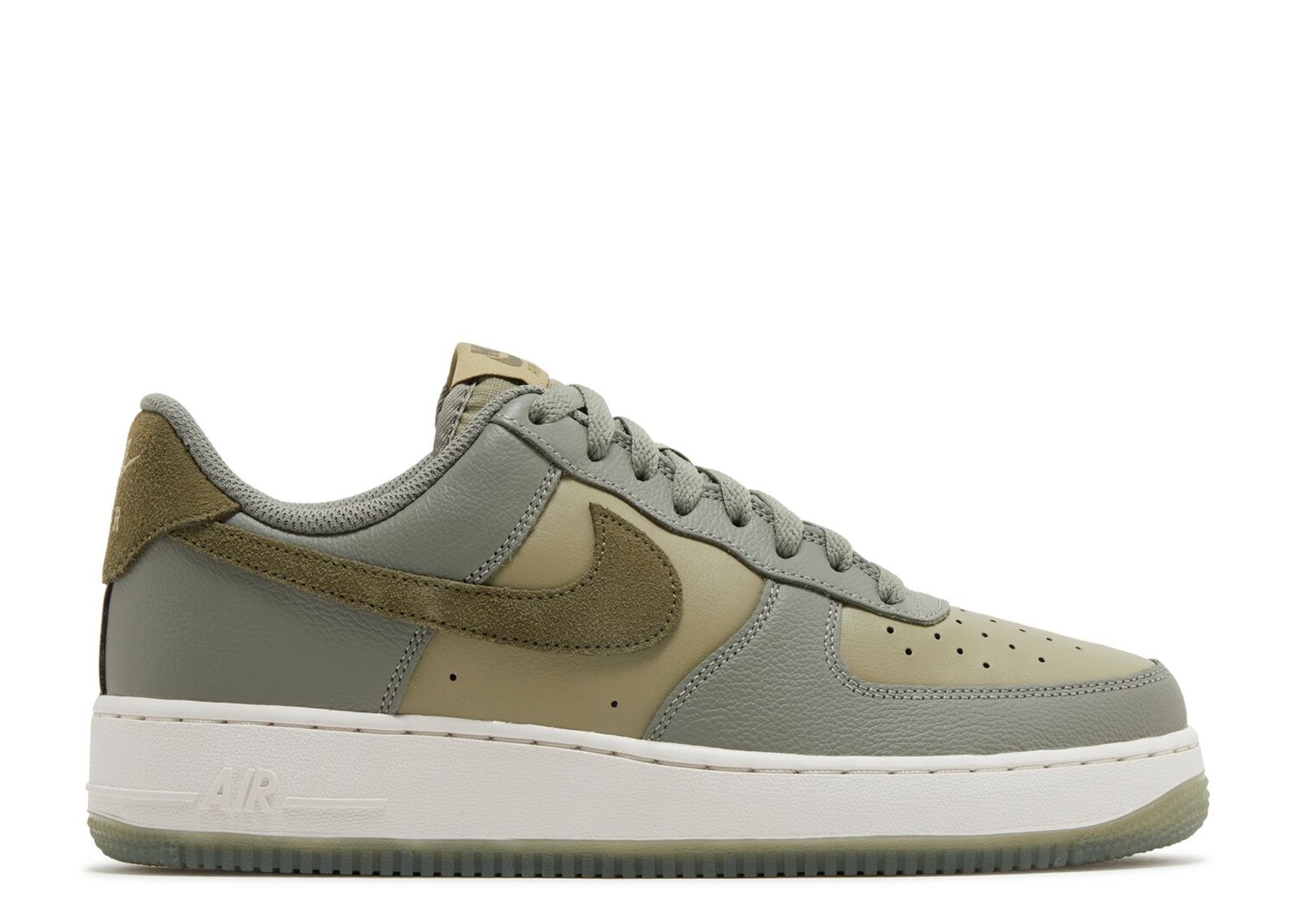 

Кроссовки Nike Air Force 1 '07 Lv8 'Dark Stucco Medium Olive', зеленый, Зеленый;серый