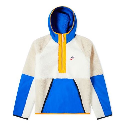 Толстовка Nike MENS Sportswear Jacket Sail Royal Blue/White, белый