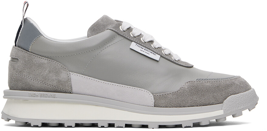 

Серые кроссовки Vitello Alumni Thom Browne, Серый