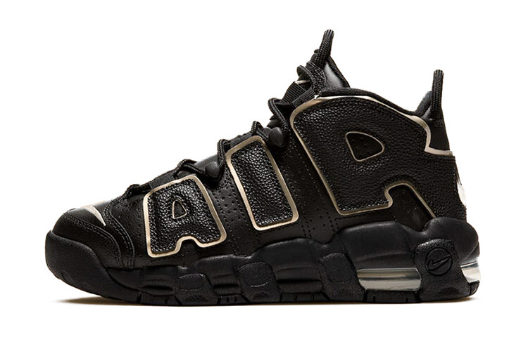 

Nike Air More Uptempo GS 'Black Metallic Gold Star' Черный/Золотой Металлик