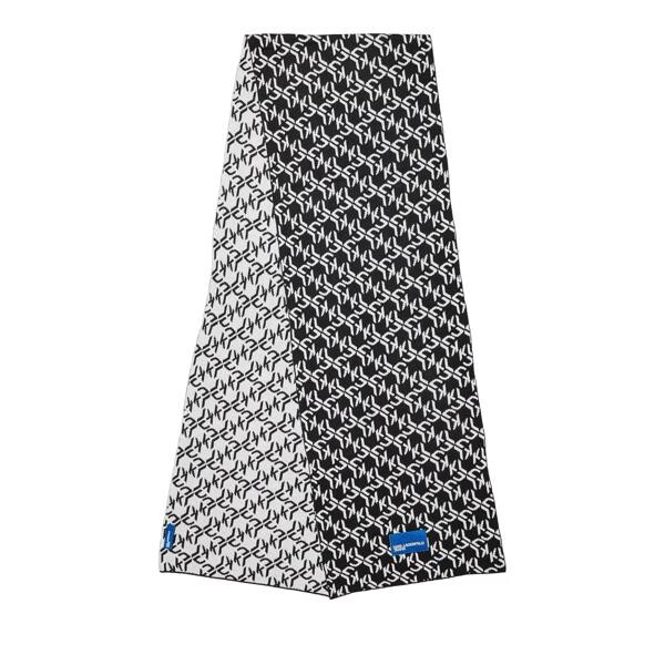 

Шарф monogram scarf j188 black white Karl Lagerfeld Jeans, черный