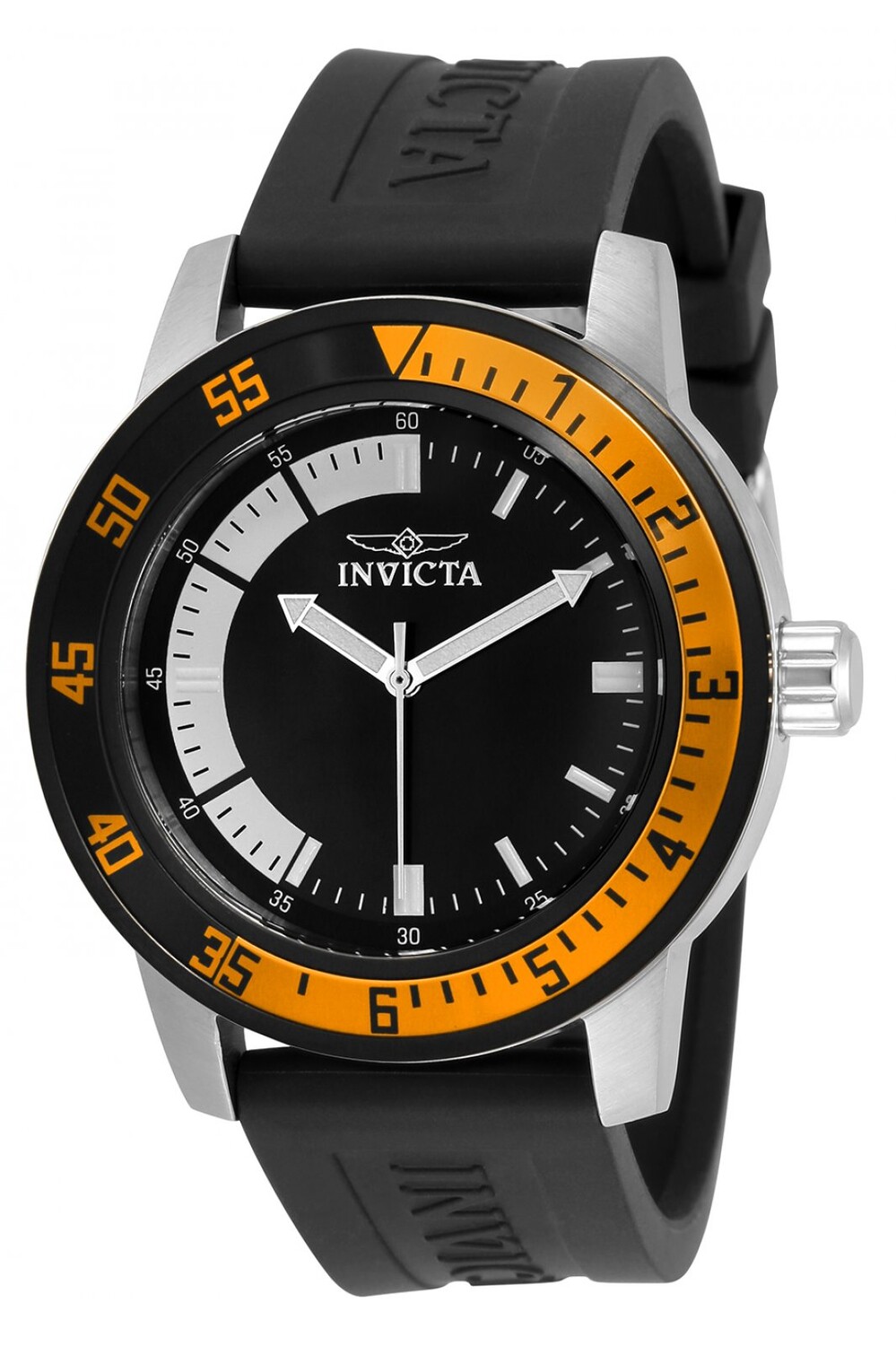 

Специальность 34014 часы 45 мм Invicta, серебряный