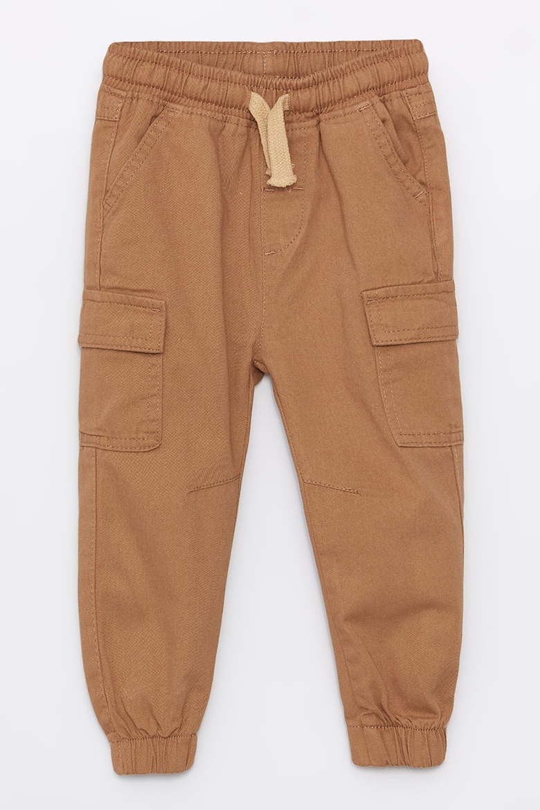 цена Хлопковые брюки-карго с галстуком Lc Waikiki, коричневый