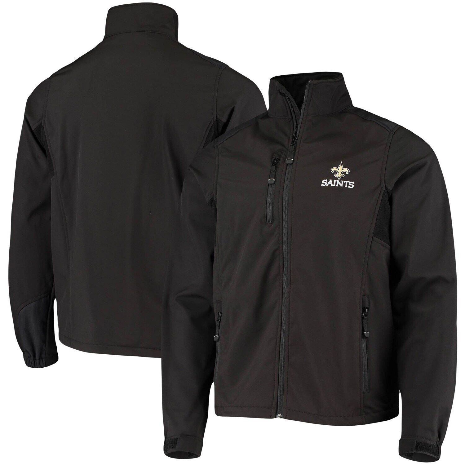 

Мужская черная флисовая куртка Dunbrooke New Orleans Saints Circle с молнией во всю длину, Черный