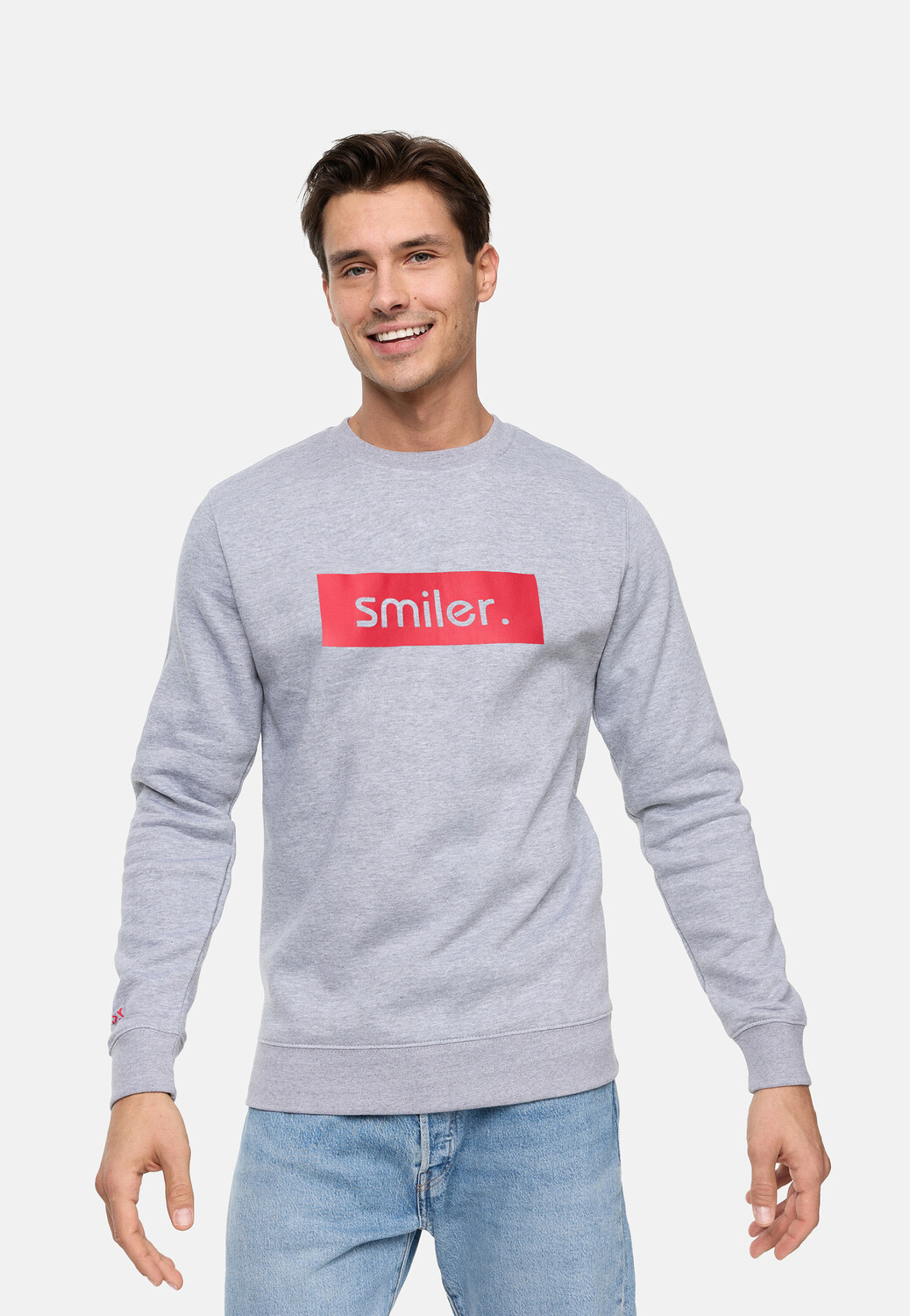 Толстовка smiler. pullover dude., серый цена и фото