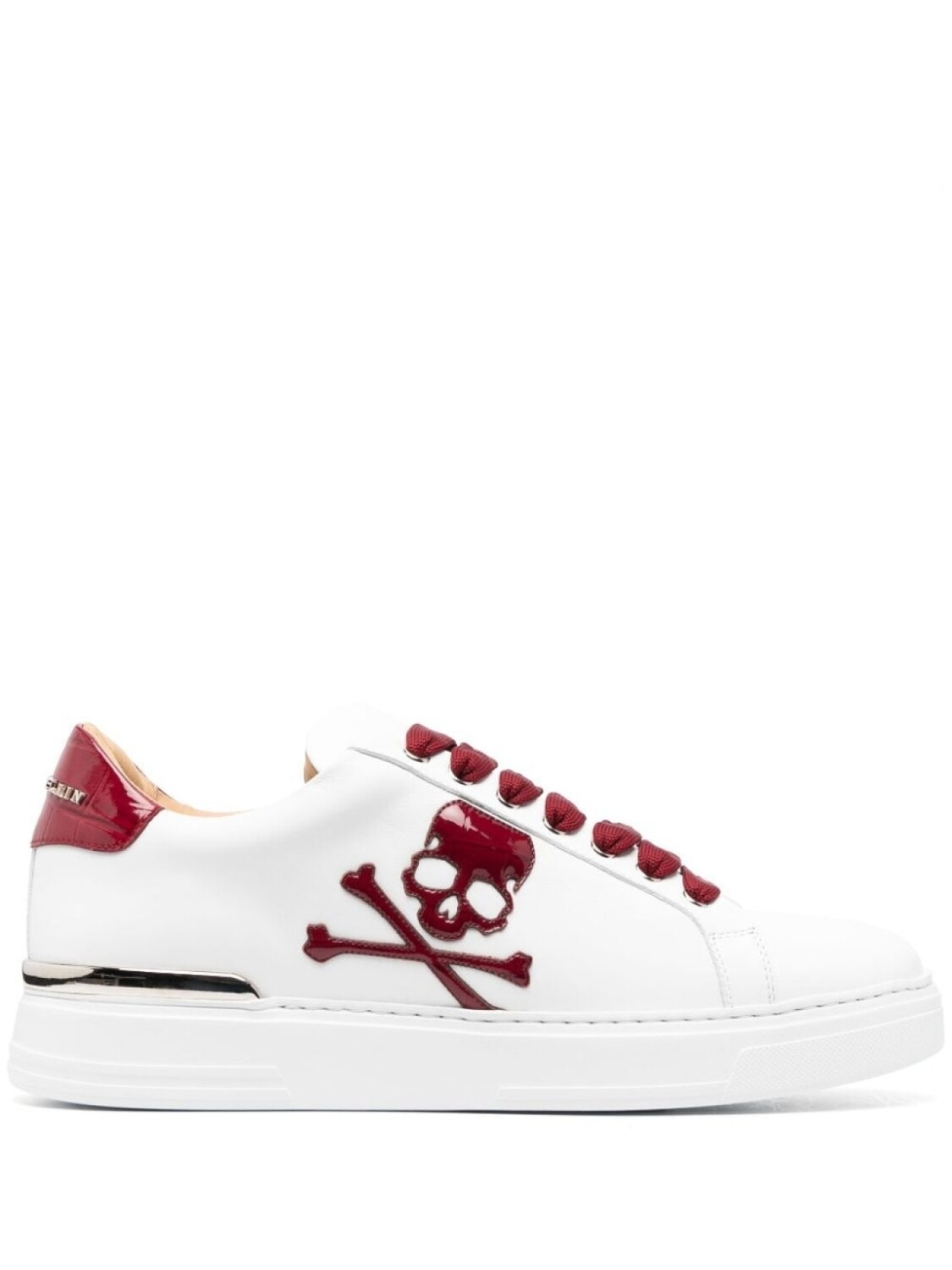 

Philipp Plein кеды Skull & Bones, белый