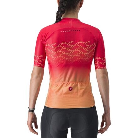 

Джерси Climber's 2.0 женское Castelli, цвет Hibiscus/Soft Orange, Красный