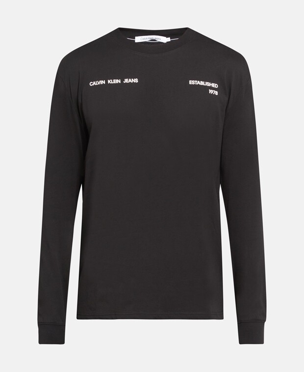 

Рубашка с длинным рукавом Calvin Klein Jeans, черный