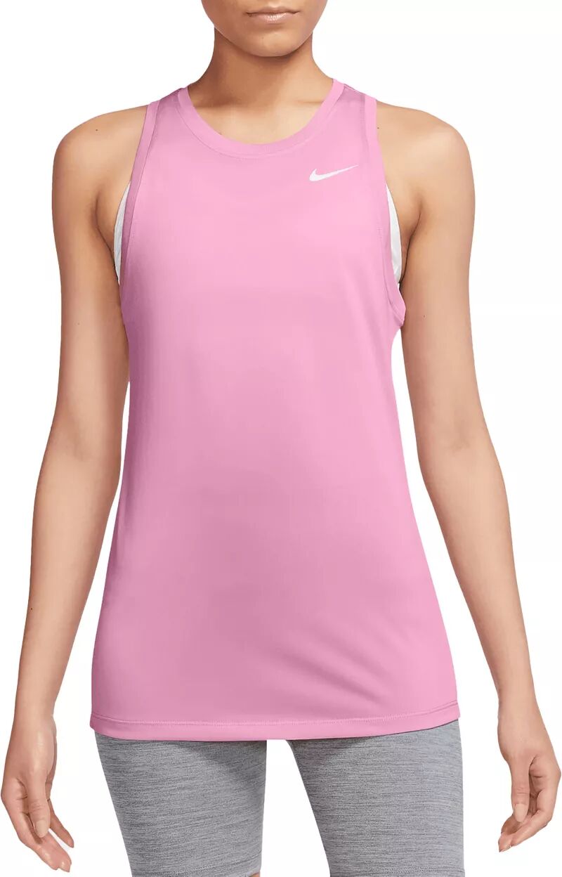 Женская тренировочная майка Nike Dri-FIT, розовый цена и фото