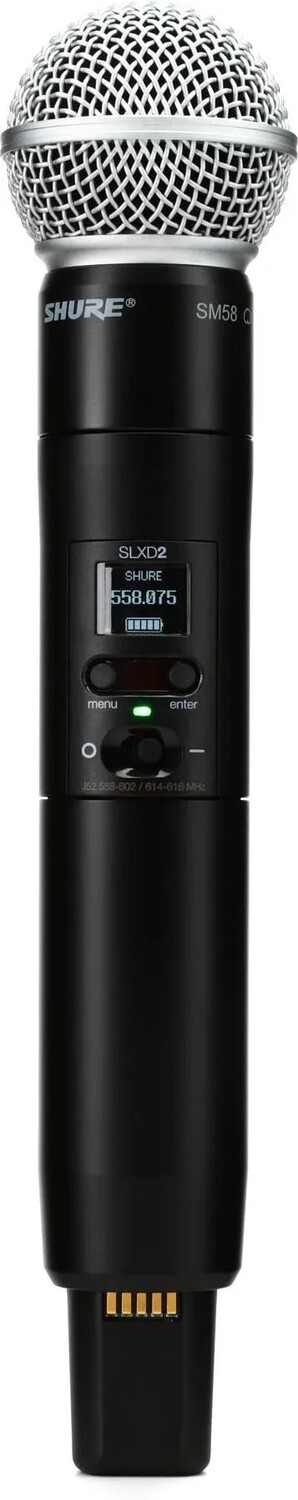 

Беспроводной ручной микрофонный передатчик Shure SLXD2/SM58 — диапазон J52