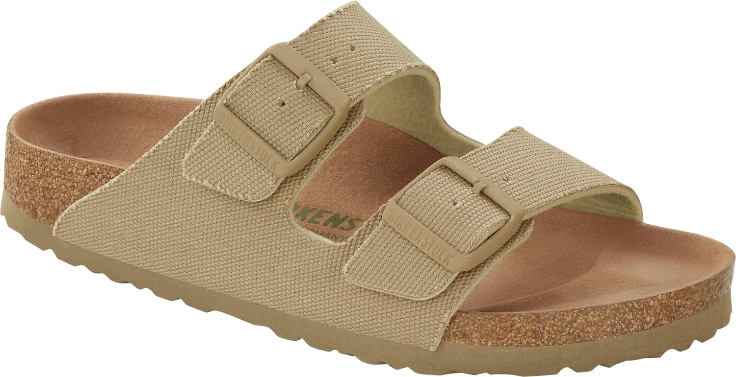 

Холщовые сандалии Arizona с мягкой стелькой — женские Birkenstock, хаки