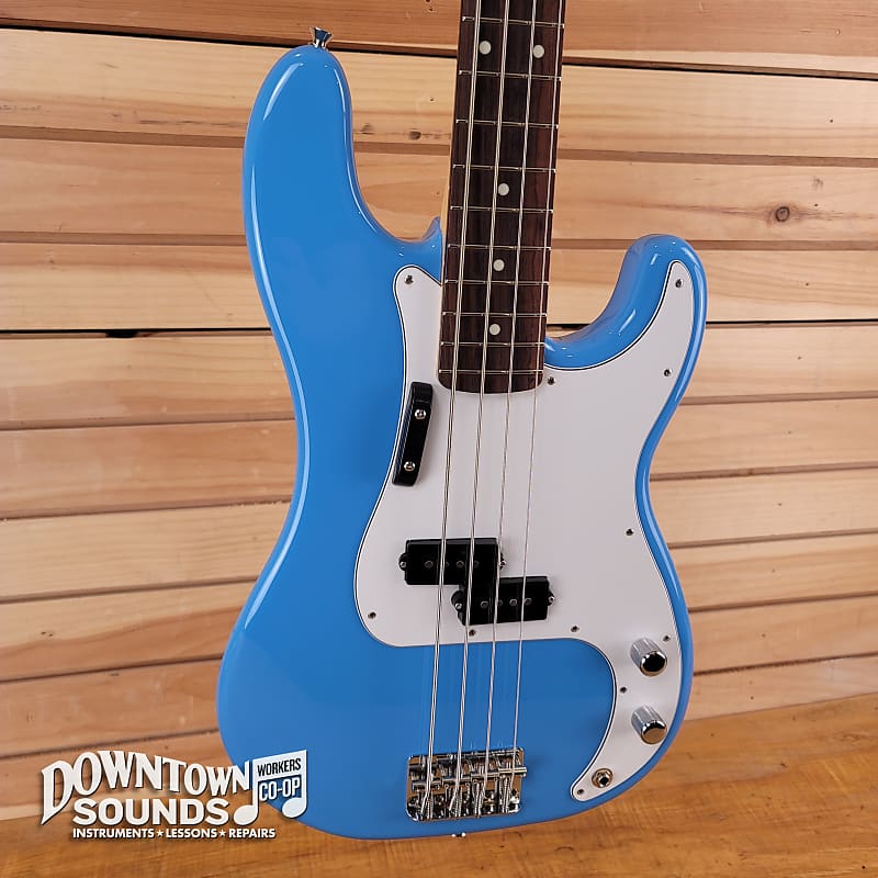 цена Басс гитара Fender MIJ LTD International Color P-Bass - Maui Blue w/ Bag