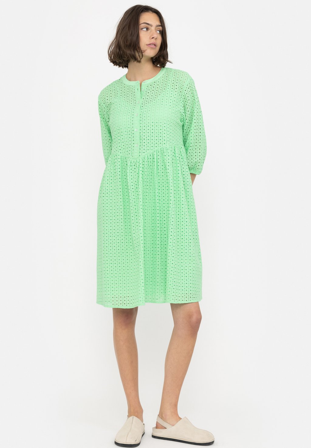 Платье-рубашка Soft Rebels, светло-зеленый шорты uniqlo soft fluffy светло зеленый
