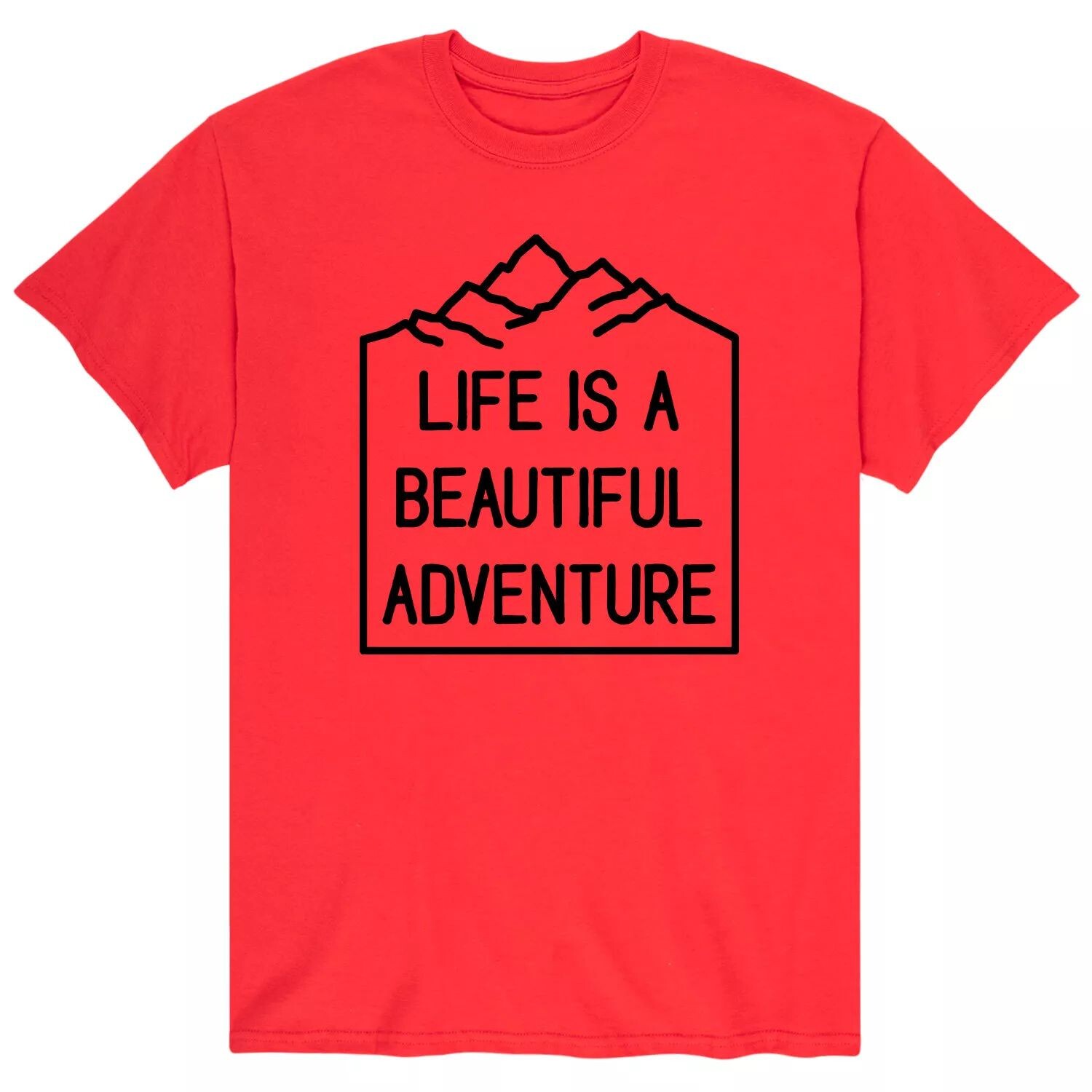 

Мужская футболка Life Is Beautiful Adventure Licensed Character
