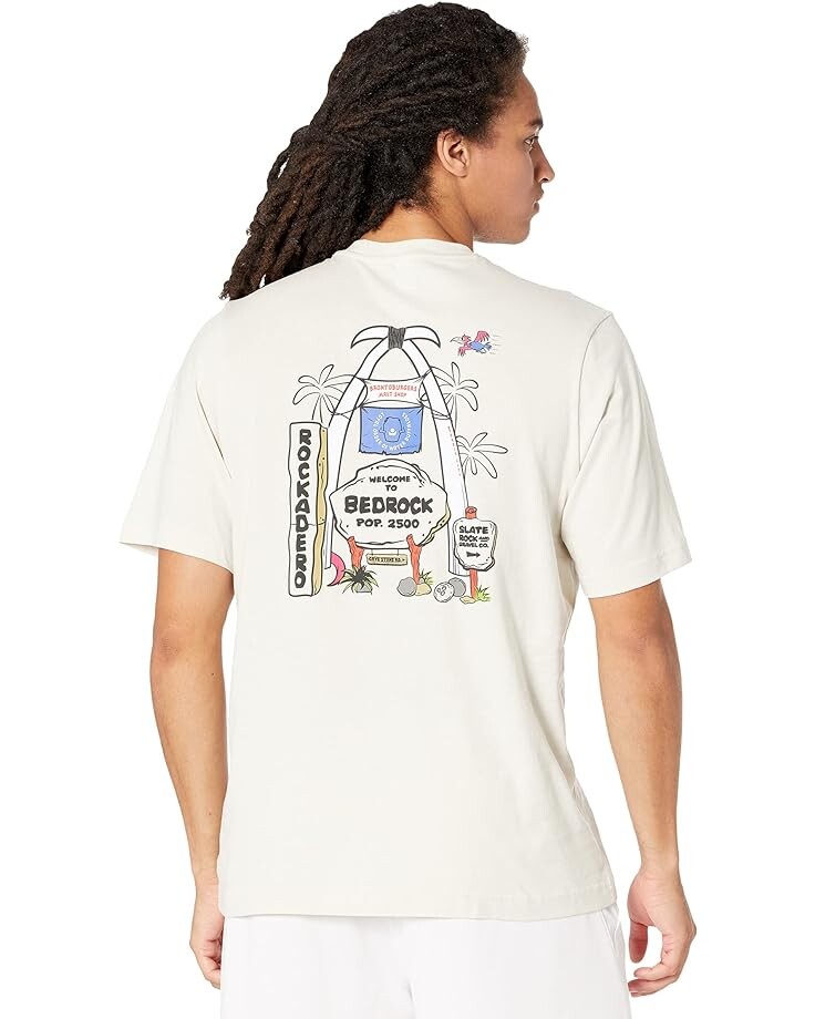 

Футболка Reebok Flintstones x Jetsons Bedrock Short Sleeve Tee, цвет Alabaster
