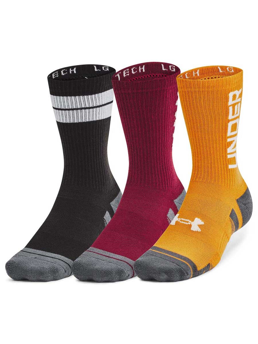 

Носки Under Armour Perf Tech Nov 3pk Crew, белый