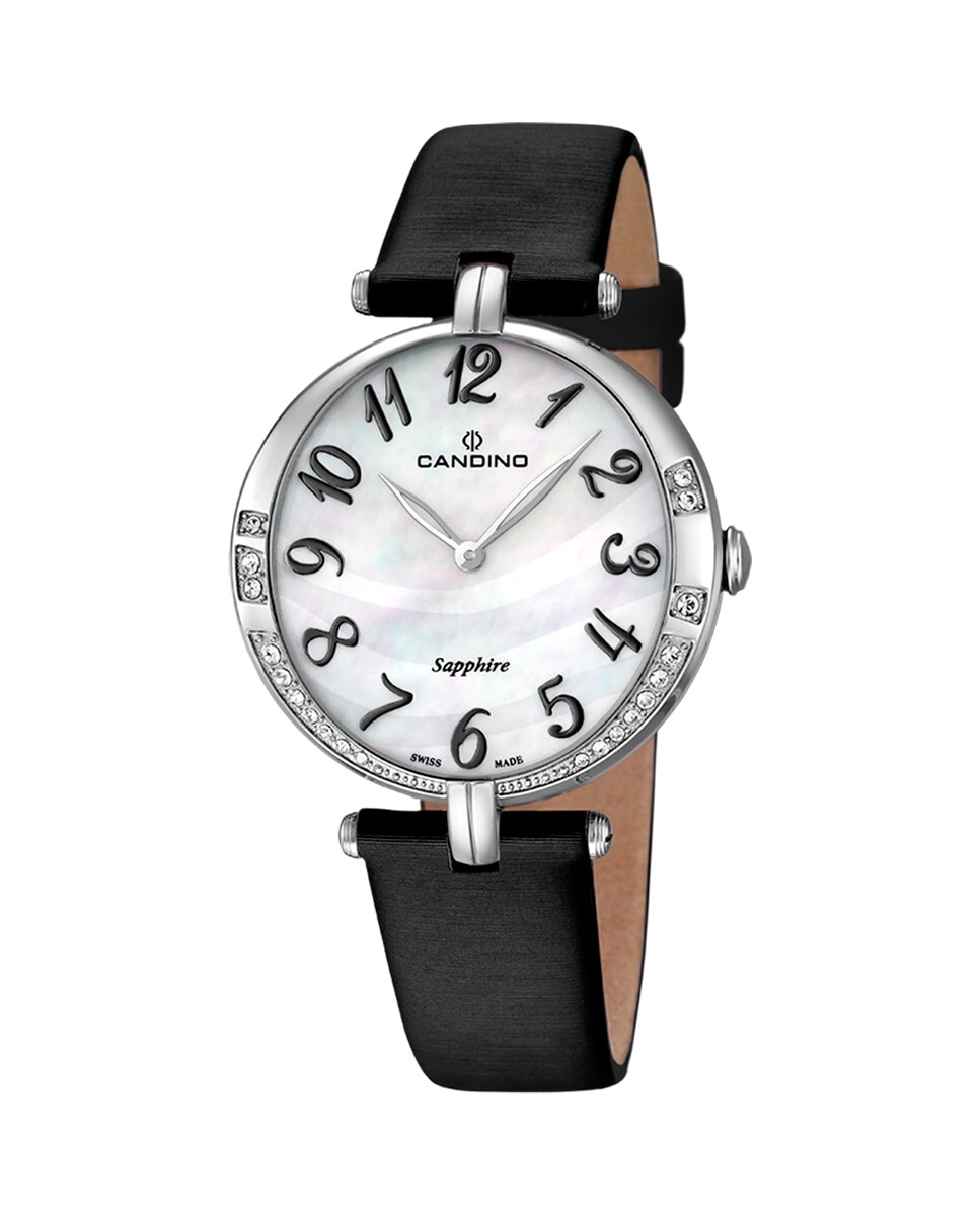 

C4601/4 Lady Elegance черные кожаные женские часы Candino, черный