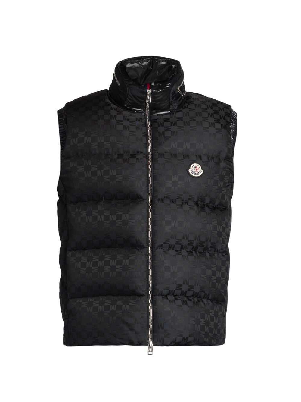 

Нейлоновый жилет с логотипом Kita Moncler, черный