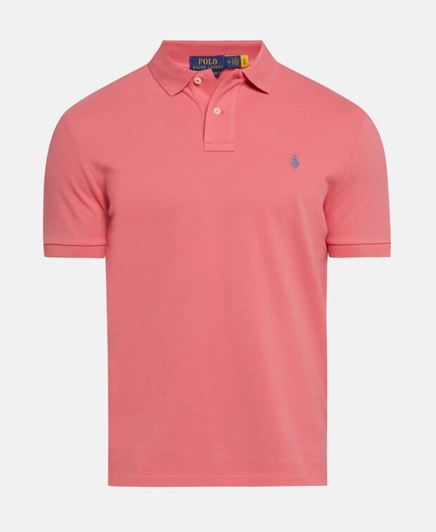 

Рубашка-поло из пике Polo Ralph Lauren, вишнево-красный