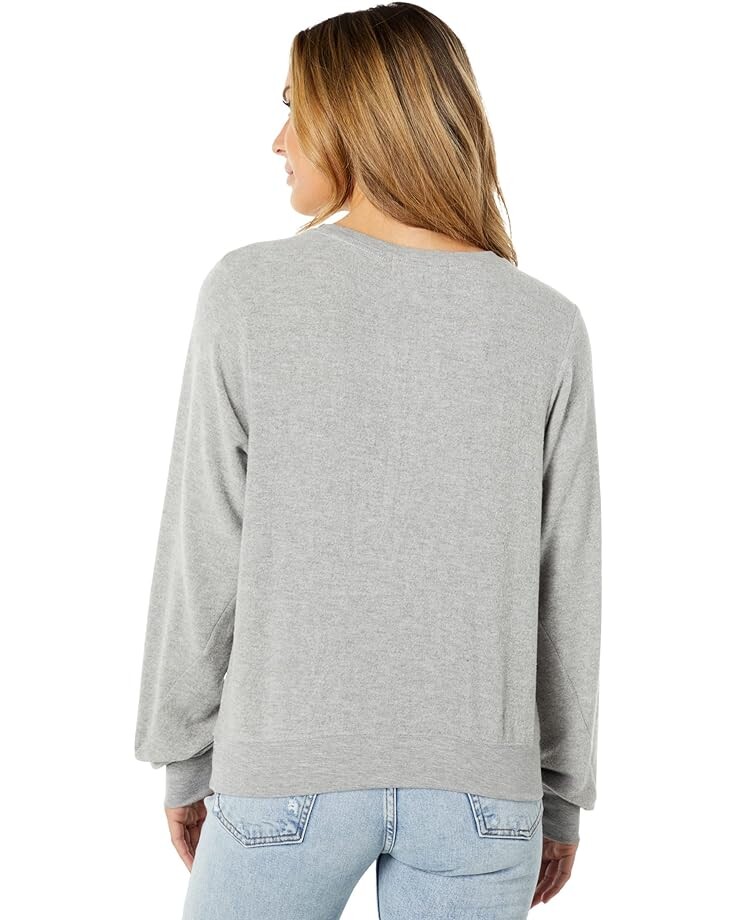 

Толстовка Wildfox I Do Crew Brushed Hacci Jersey Sweatshirt, цвет Heather