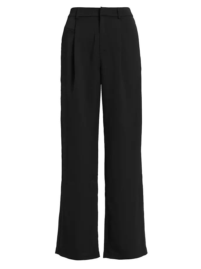 Miki Широкие брюки со складками Line & Dot, черный