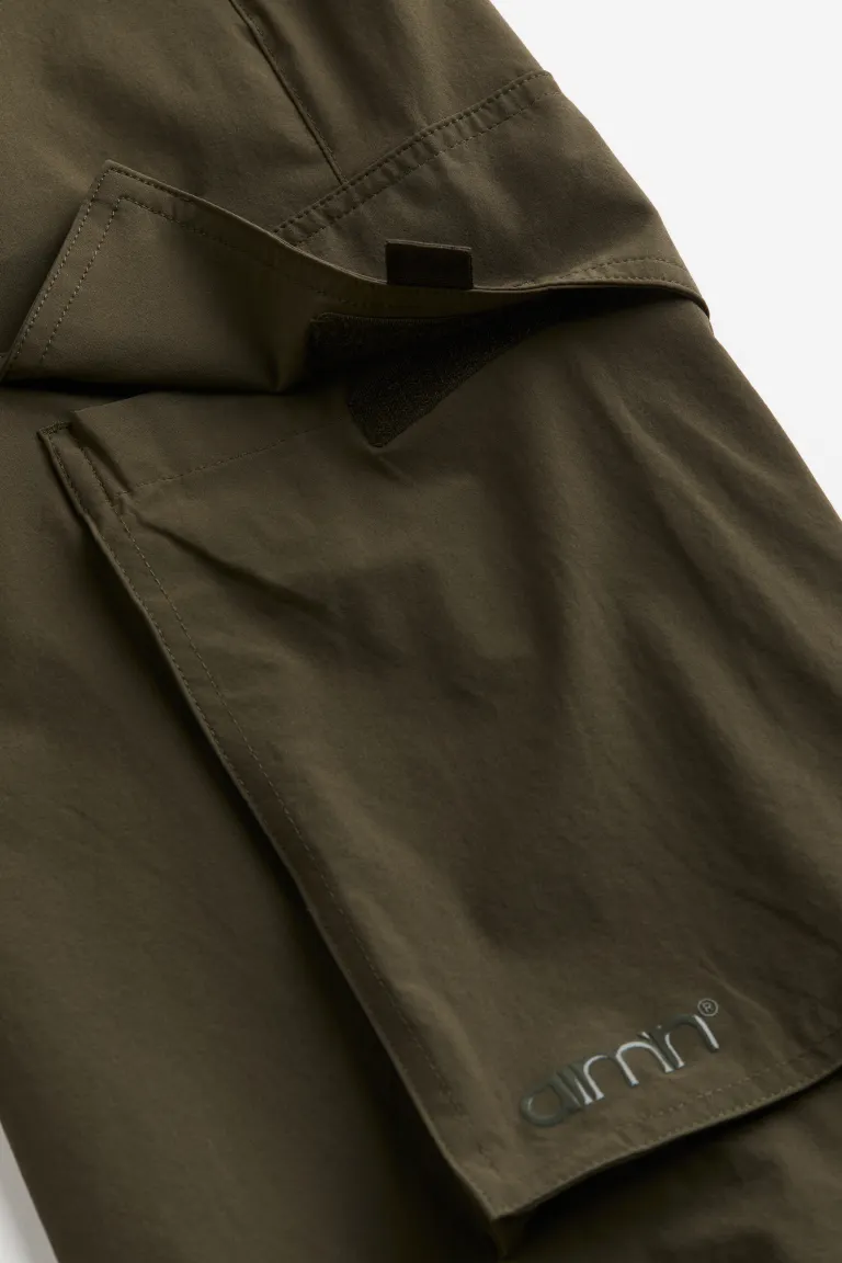 Ветровка-парашютные брюки H&M, хаки парашютные брюки h