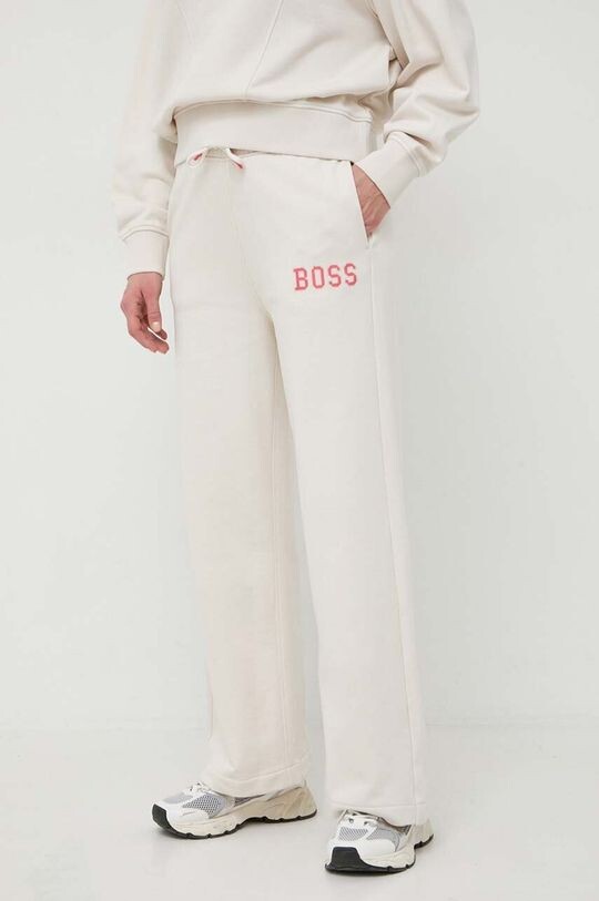 

Спортивные брюки из хлопка Boss Orange, бежевый