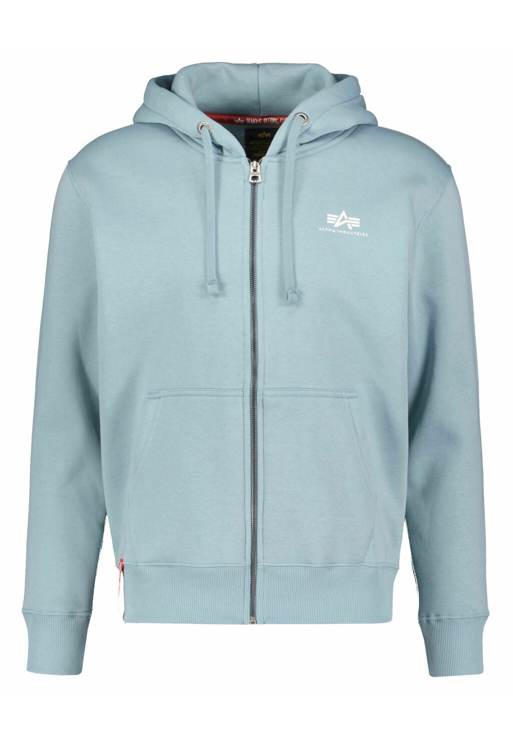 

Толстовка на молнии Basic Hoody Alpha Industries, цвет blau grau