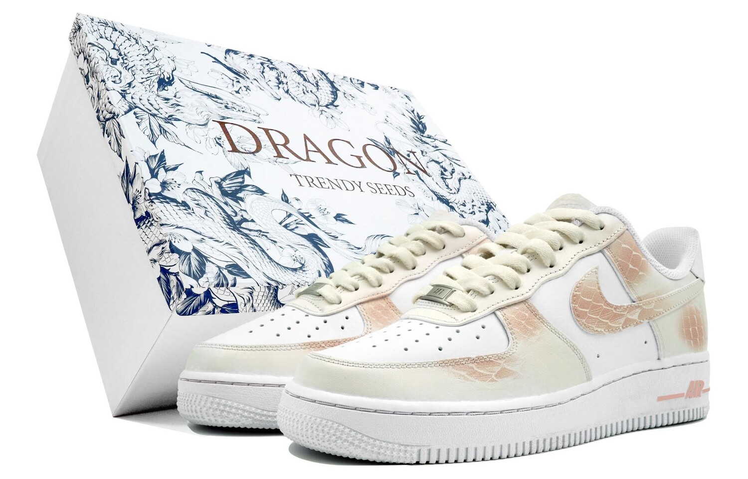 

Мужские кроссовки для скейтбординга Nike Air Force 1, White