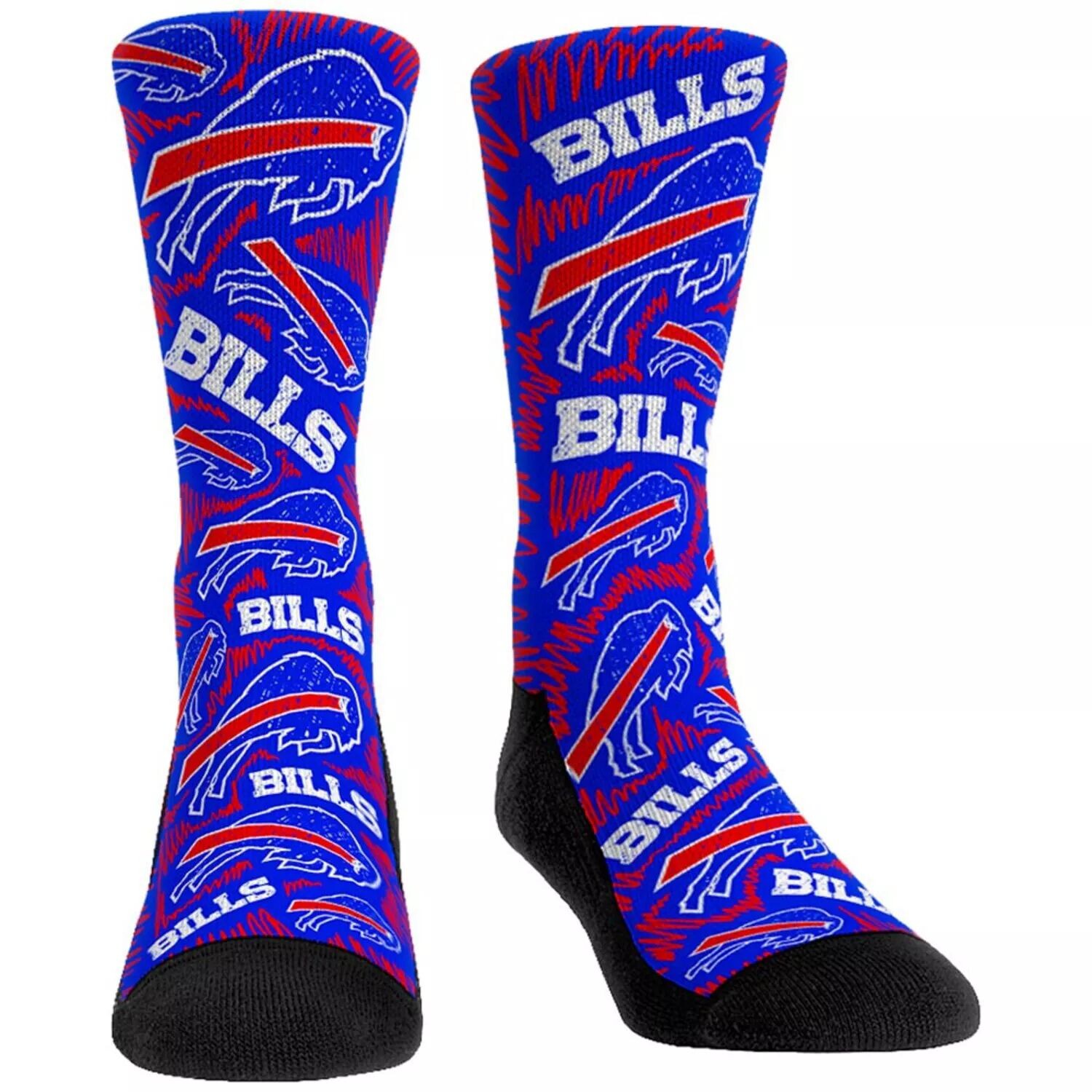 

Мужские носки Rock Em Носки Buffalo Bills с логотипом Sketch Crew