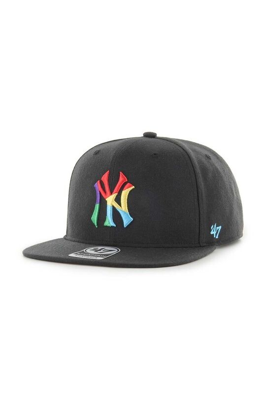

Бейсболка с добавлением хлопка MLB New York Yankees 47brand, черный