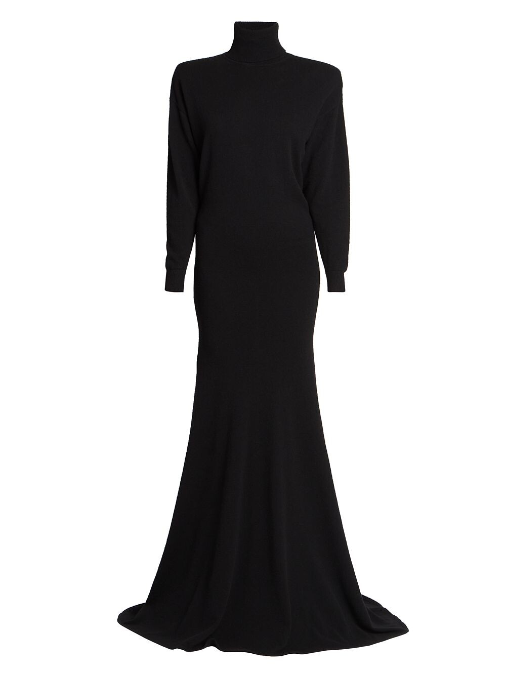 

Длинное платье-водолазка из кашемира Saint Laurent