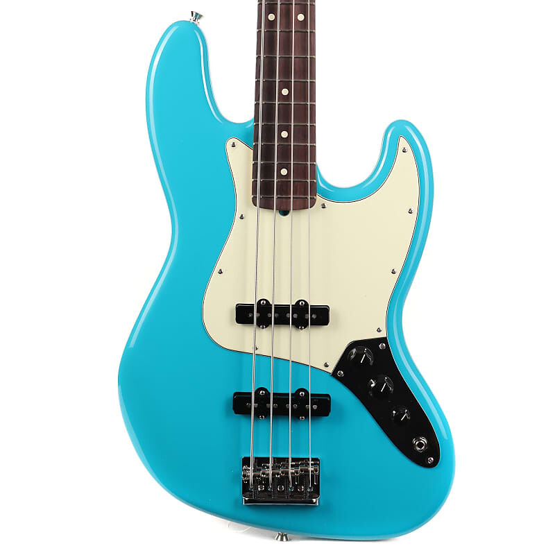 

Басс гитара Fender American Pro II Jazz Bass Miami Blue