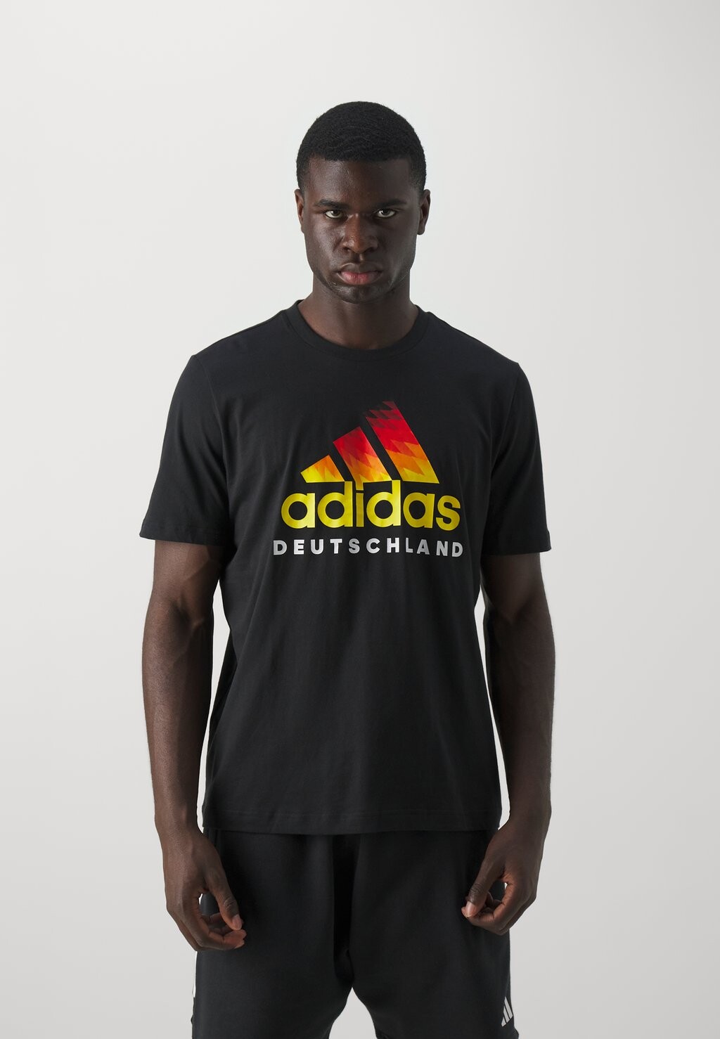 

Футболка с символикой DEUTSCHLAND DFB DNA TEE adidas Performance, цвет black