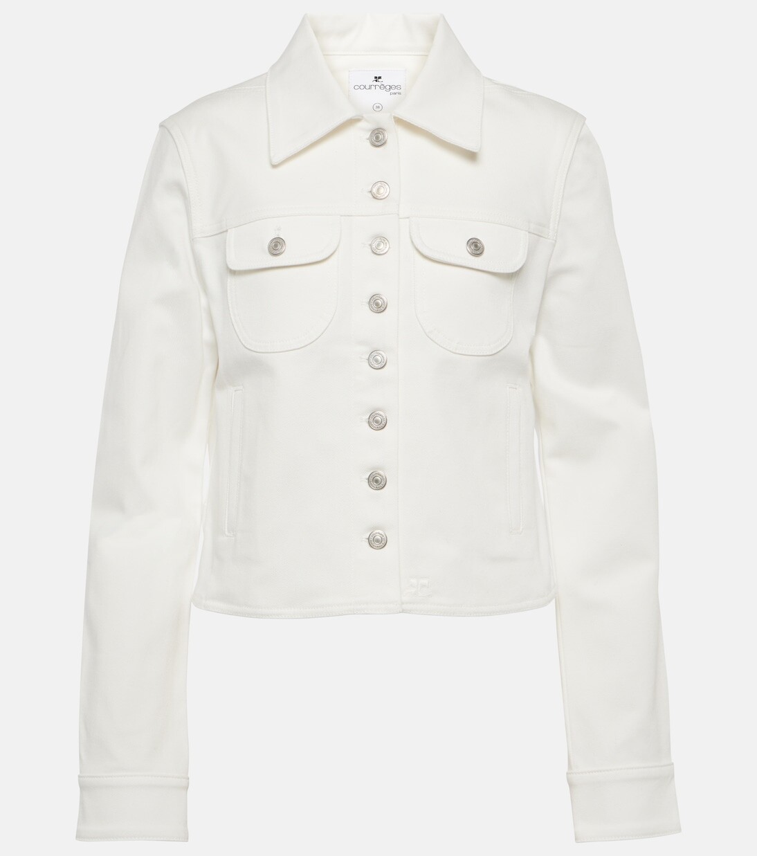 

Джинсовая куртка Courrèges, белый