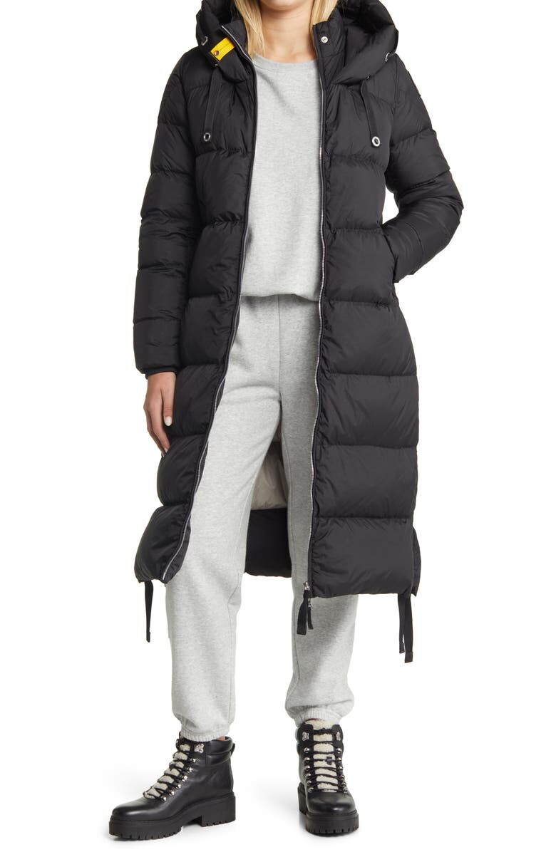 

Panda Пуховая парка с капюшоном PARAJUMPERS, черный