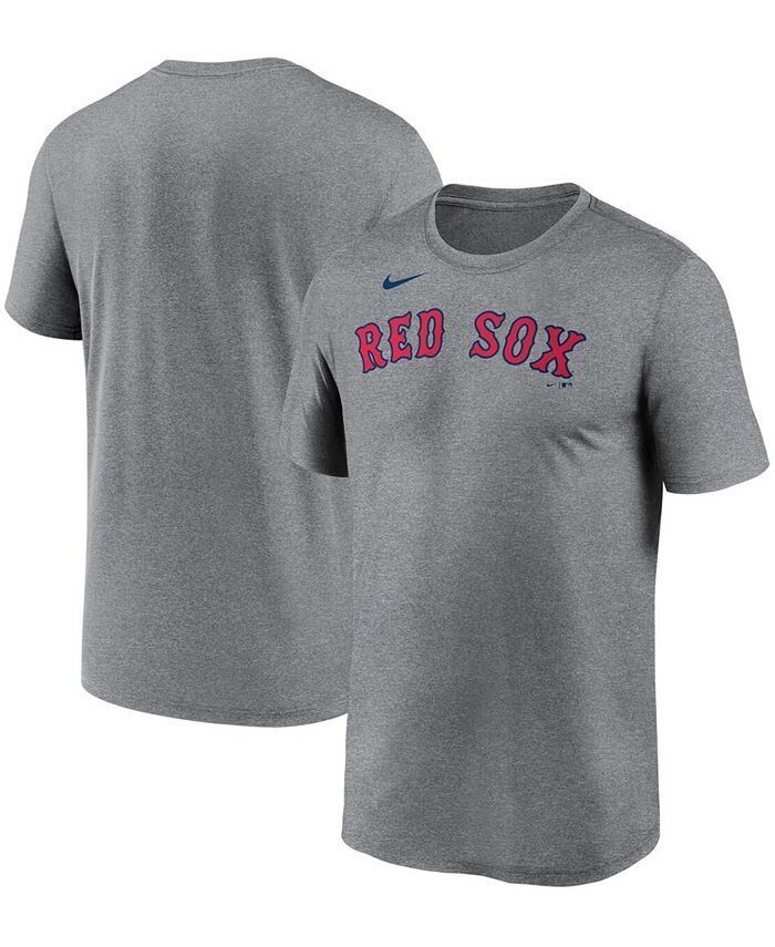 

Мужская серая футболка Boston Red Sox Wordmark Legend Nike, серый