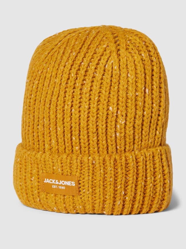 

Шапка-бини в двухцветном дизайне, модель CLIFF Jack & Jones, желтый