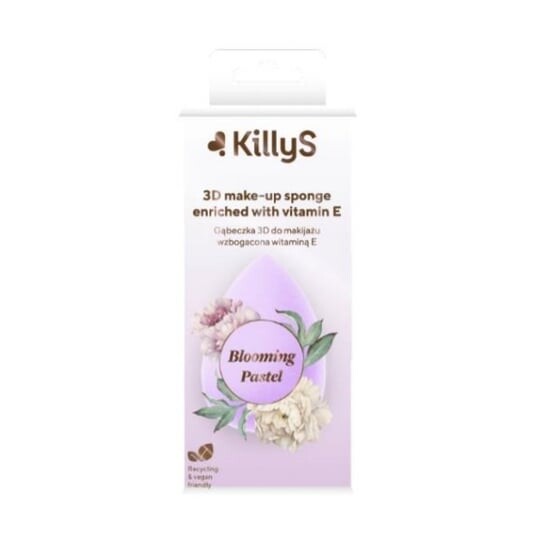 

Спонж для макияжа, обогащенный витамином Е KillyS, Blooming Pastel 3D Make-up Sponge 3D-