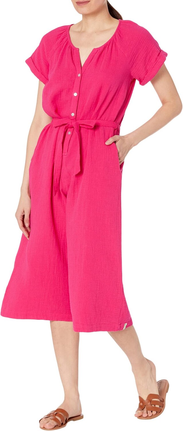 

Комбинезон Coral Isle с короткими рукавами Tommy Bahama, цвет Bright Rose