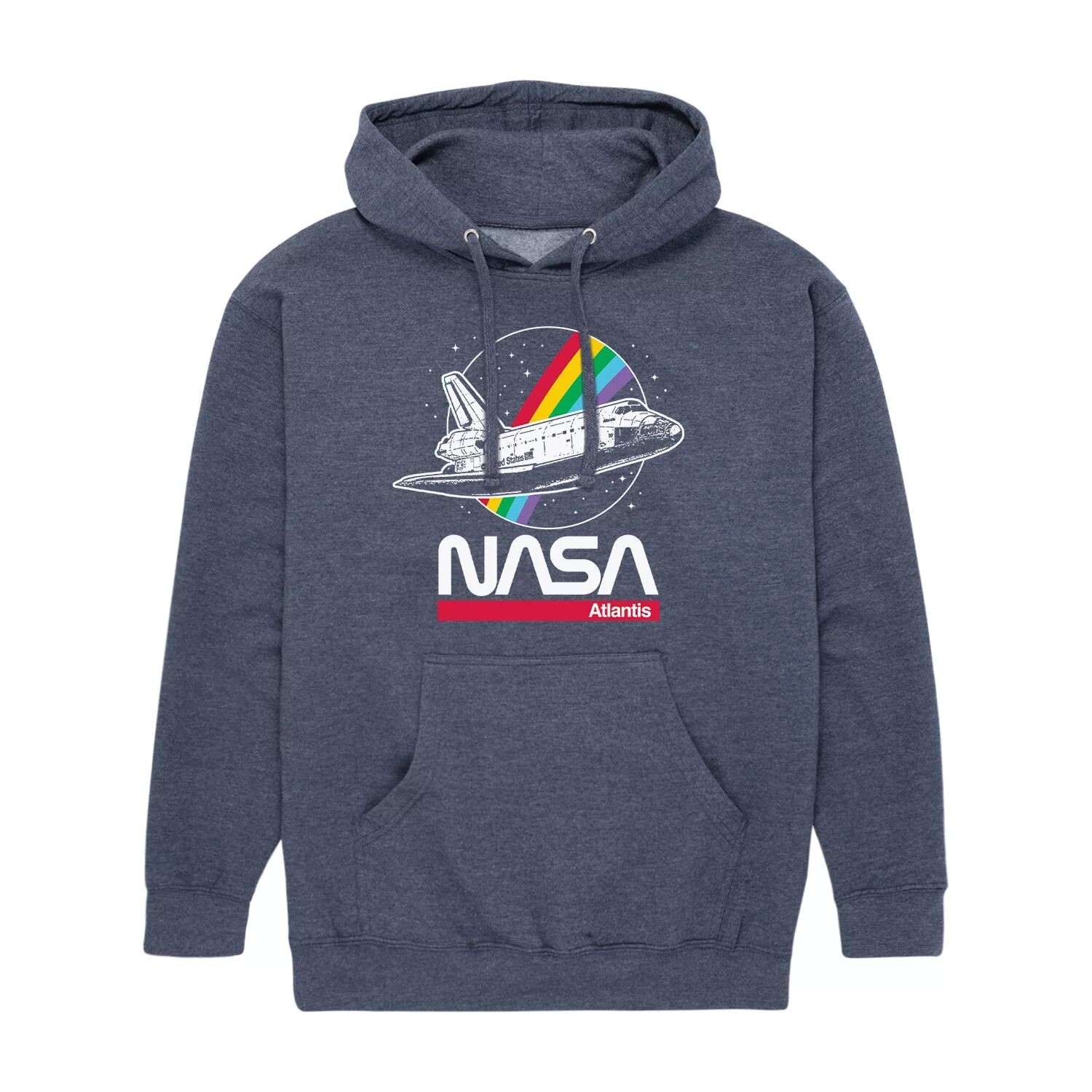 

Мужская худи NASA Atlantis Rainbow с капюшоном Licensed Character