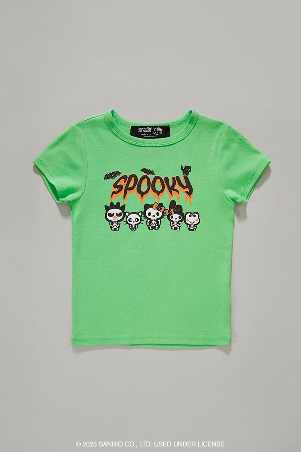 

Футболка для девочек Spooky Hello Kitty & Friends Forever 21, зеленый