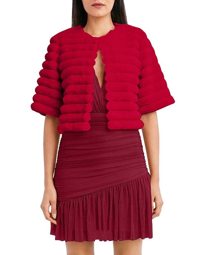 

Плечи из искусственного меха BCBGMAXAZRIA