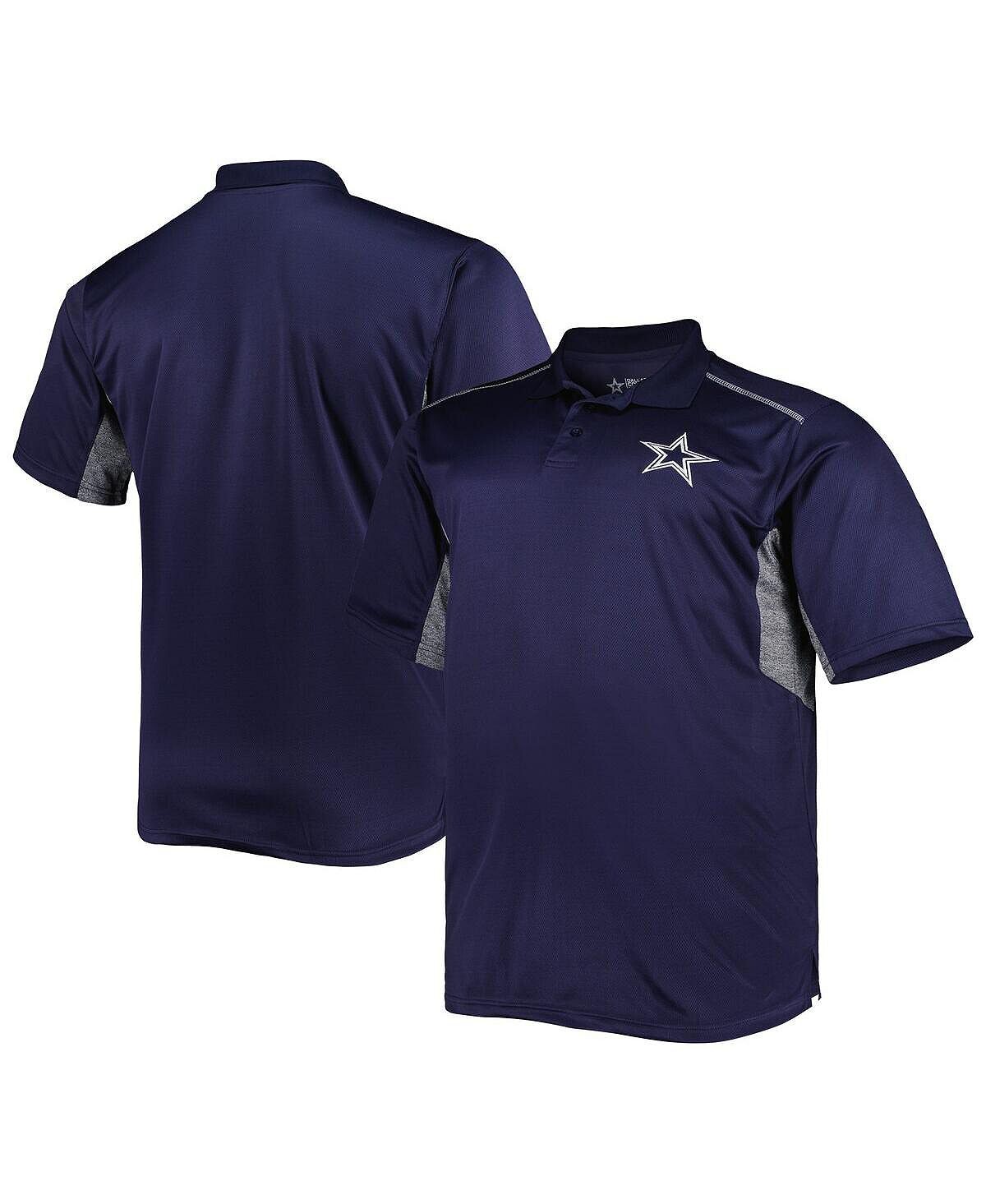 

Мужская темно-синяя рубашка-поло Dallas Cowboys Big and Tall Team Color Profile