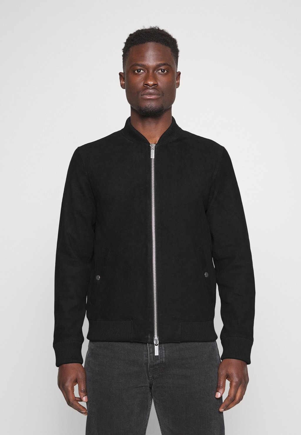 Кожаная куртка Selected Homme SLHARCHIVE, черный