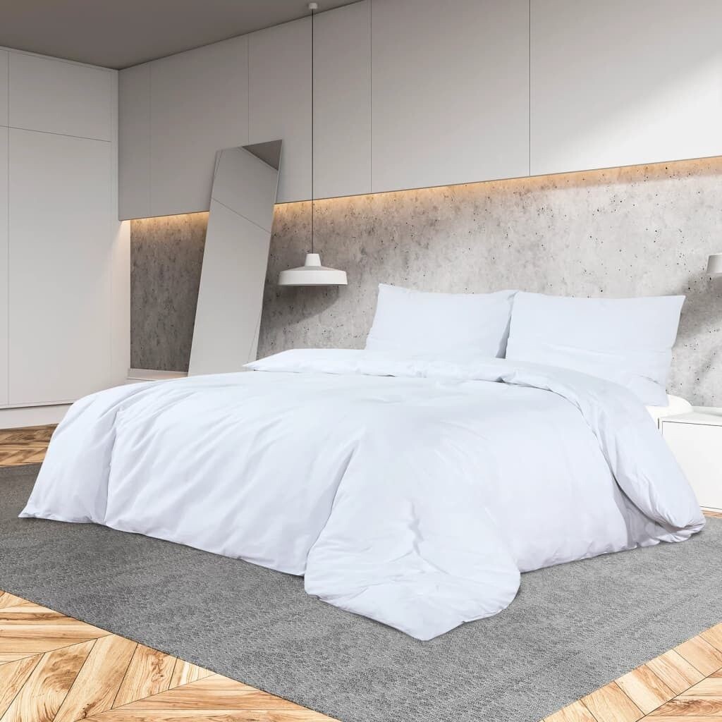 

Комплект постельного белья белый 135х200 см. Светлая микрофибра DKD HOME DECOR