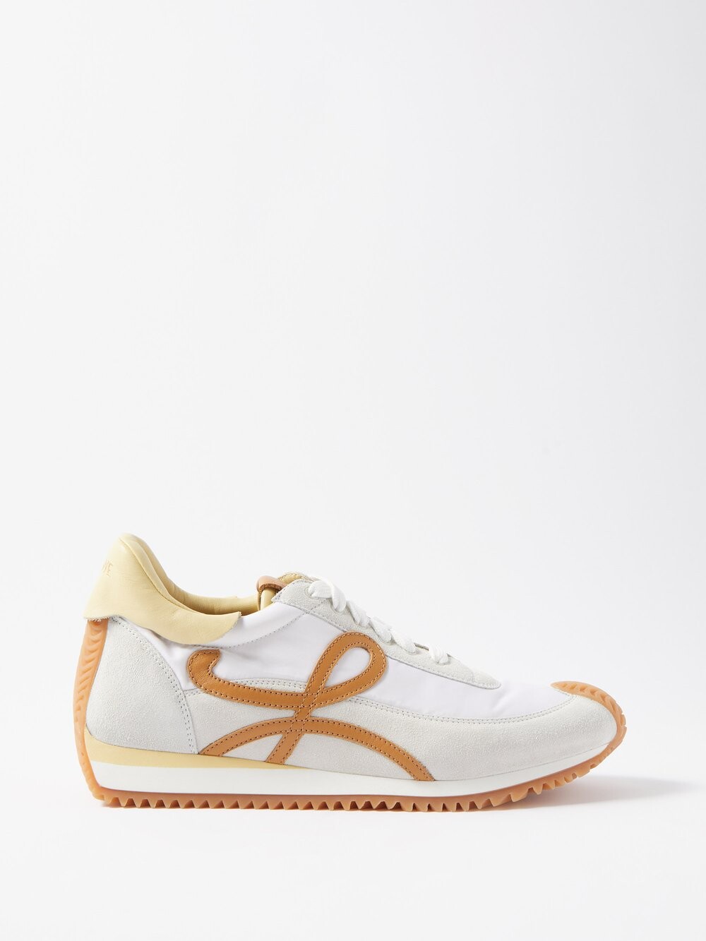

Кроссовки flow runner из нейлона и замши LOEWE, белый