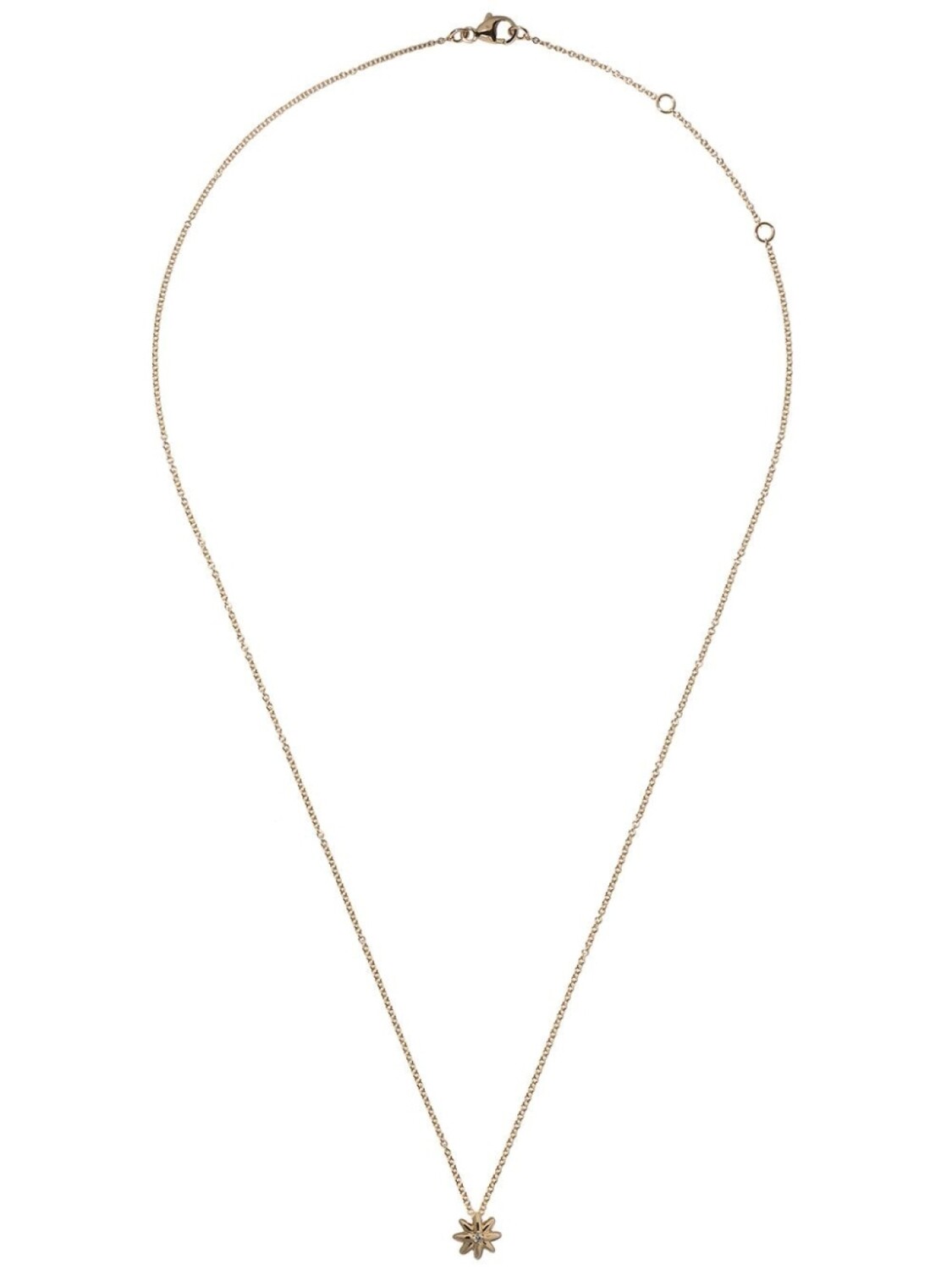 

Ожерелье с подвеской Starburst diamond 8 мм из 18-каратного желтого золота David Yurman, золотой