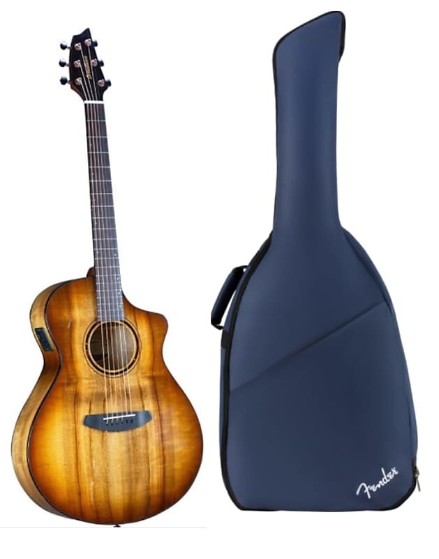 

Акустическая гитара Breedlove PSCN49CEMYMY Pursuit Exotic S Concert Amber CE Myrtlewood Guitar w/Bag