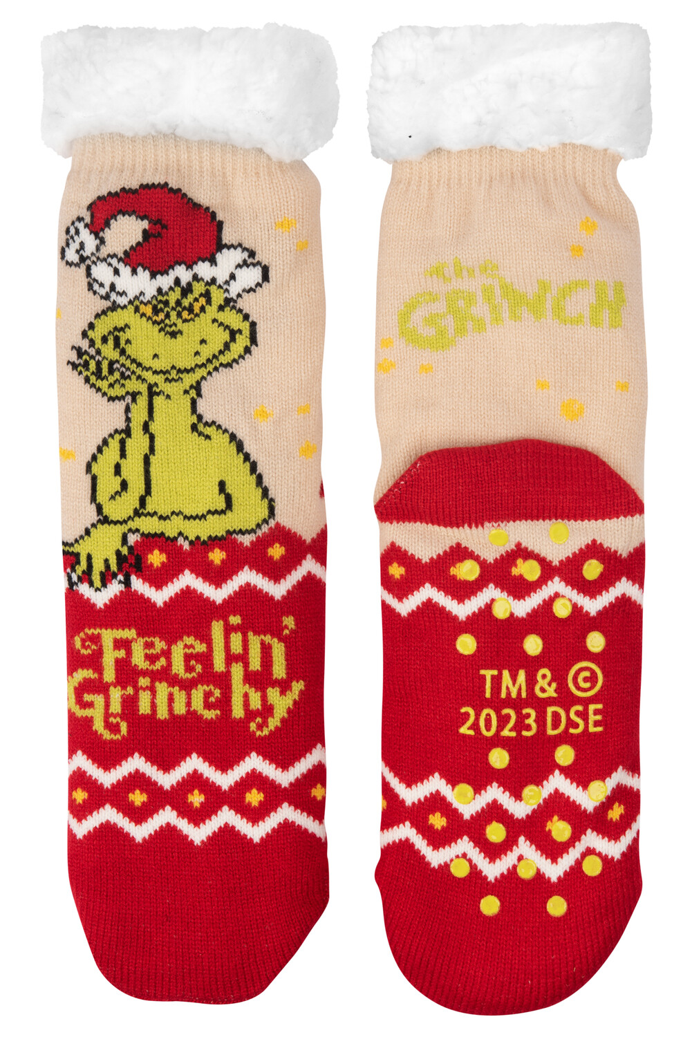 цена Носки United Labels The Grinch Kuschel Flauschige Winter warme, разноцветный